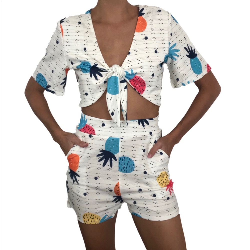 Two pieces set pina colada